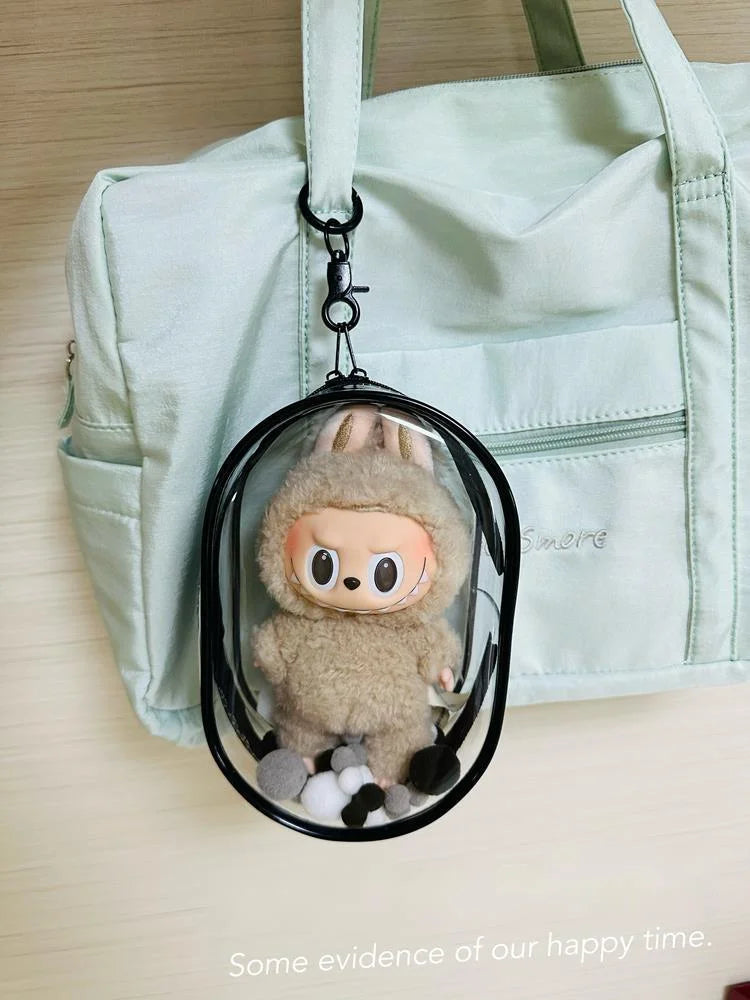 Labubu Doll Bag - Dustproof & Transparent Cover-2
