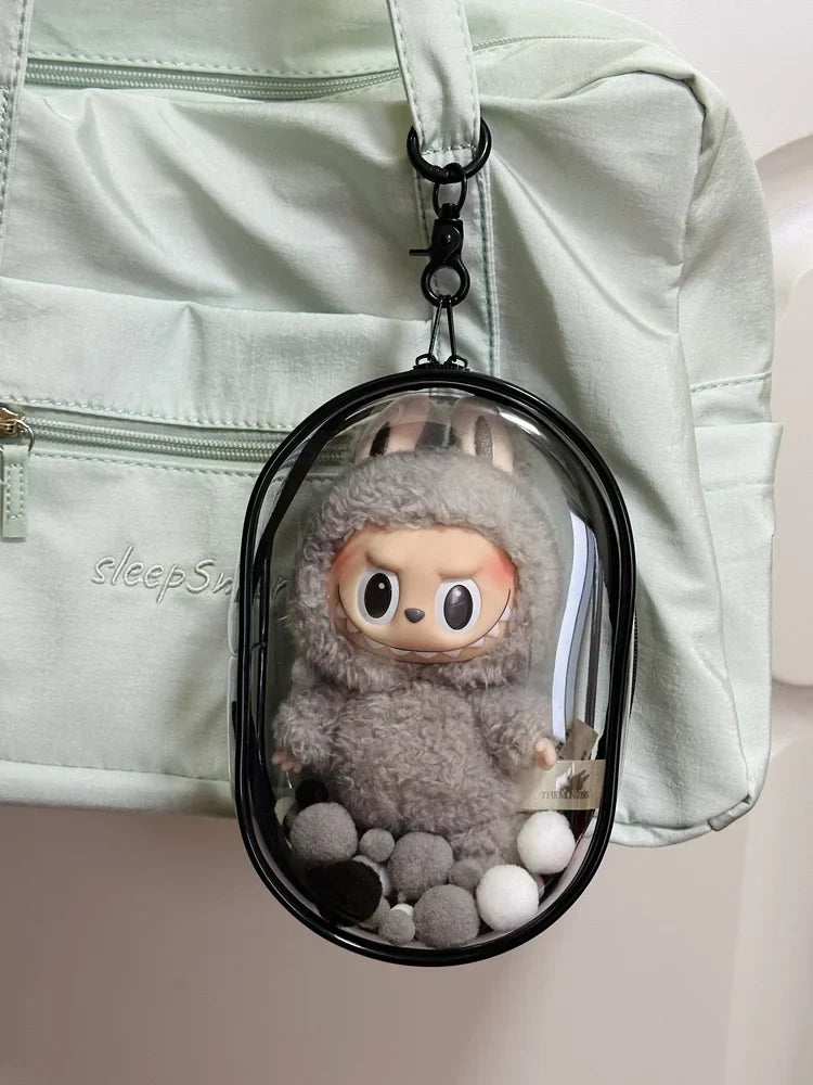 Labubu Doll Bag - Dustproof & Transparent Cover-3