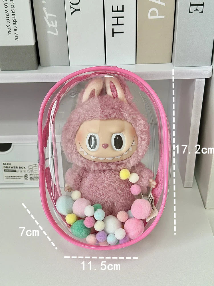 Labubu Doll Bag - Dustproof & Transparent Cover-14