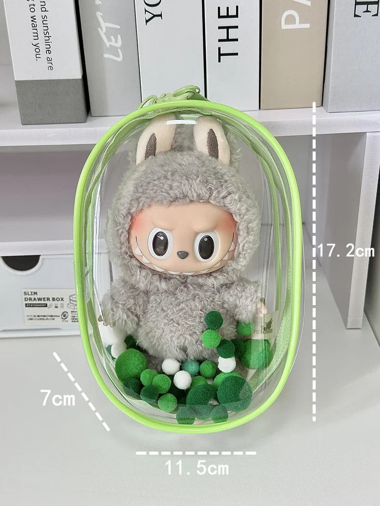Labubu Doll Bag - Dustproof & Transparent Cover-13