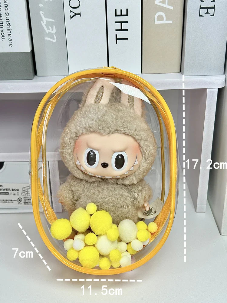 Labubu Doll Bag - Dustproof & Transparent Cover-15