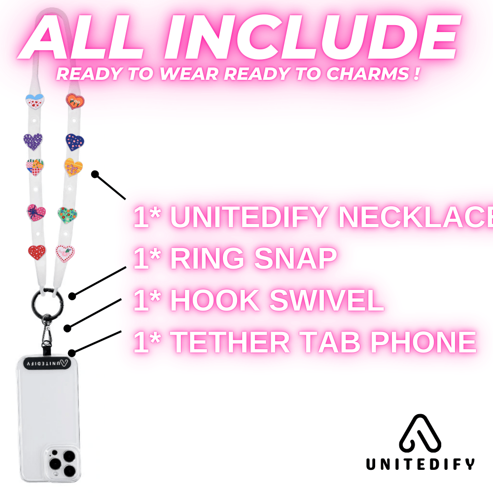 Unitedify Decorative Phone Lanyard-2